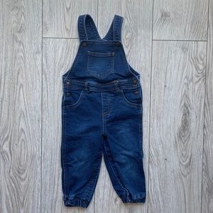 24M First Impressions Baby Overall Jeans